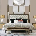 Andrew Leather Upholstered Bed