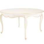 Beth High Gloss Lacquer Round Dining Table