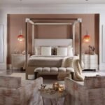 Claudia King Bed in Kendal Linen
