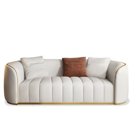 Elizabeth Sofa 2 Seater & Elizabeth Sofa 3 Seater White